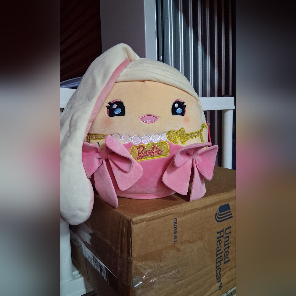 Barbie Plush Toy with Pink and Cream Colors
